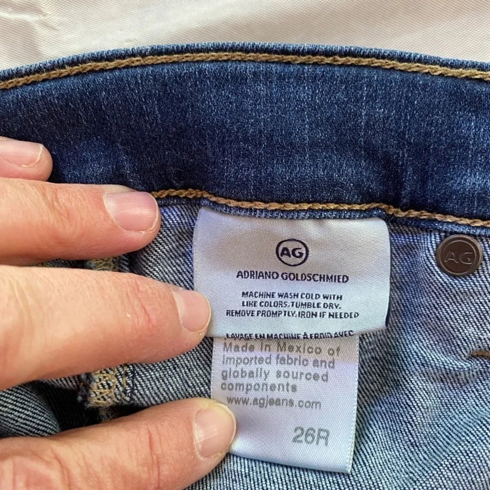 AG Adriano Goldschmied Maternity Prima Cigarette Leg Dark Wash Jeans Size 26